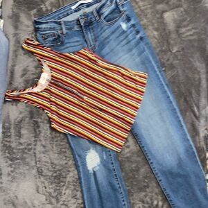 Celebrity Pink Denim distressed jeans size 3